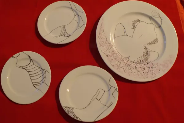 Porcelain paintings